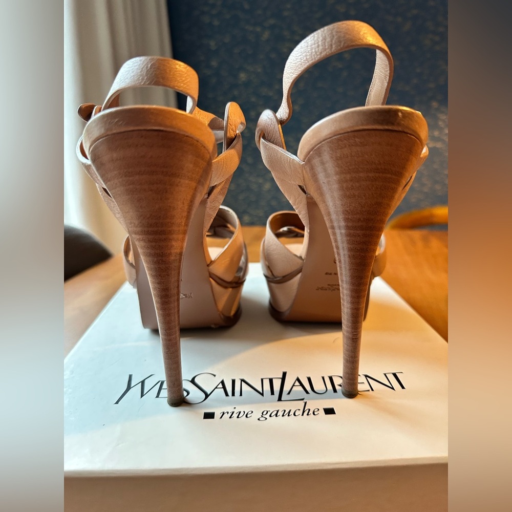 Yves Saint Laurent Tribute 105 Sandal Bufalino Vanilla - Picture 3 of 9